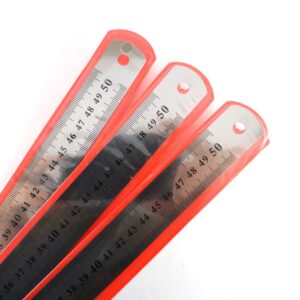 Regla de acero inoxidable 60 cm.