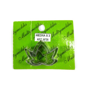 Cortante de acero inoxidable Nº 21 - Hiedra x3