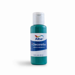 Acrilico decorativo Decoralba x 60 ml. - Tradicional - Verde esmeralda