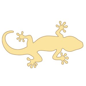 Silueta para mosaiquismo 50 cm. MDF 5mm - N° 5 Iguana