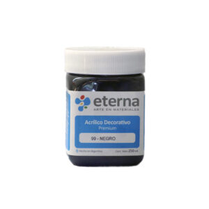 Acrilico decorativo Eterna 250ml. - Negro