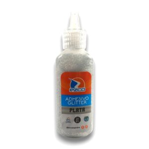 Adhesivo con glitter Ezco x21gr - Plateado