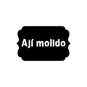 Vinilos serie E - Especias y varios 3,5x5 cm. - Aji molido