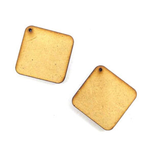 Aritos para pintar x2u. medida 5cm. MDF 3mm - Mod 7
