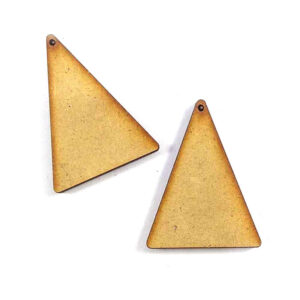Aritos para pintar x2u. medida 5cm. MDF 3mm - Mod 9
