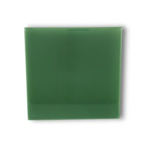 Azulejo brillante ceramica 15x15cm. x1 u. - Verde ingles