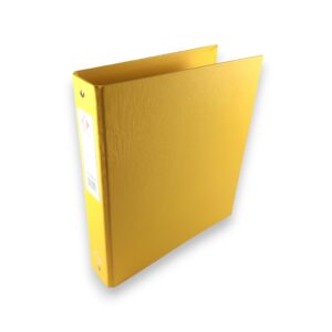 Carpeta escolar anillada T-pel tamaño carta - Amarillo