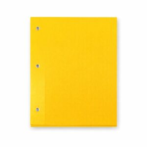 Carpeta cordon carton forrado tamaño carta N° 3 - Amarillo