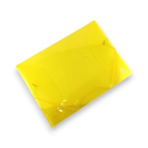 Carpeta plastica de dibujo N° 5 oficio polipropileno - Amarillo