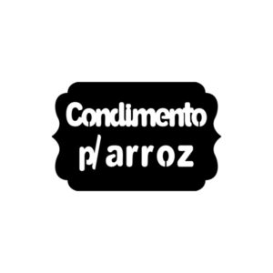 Vinilos serie E - Especias y varios 3,5x5 cm. - Condimento para arroz