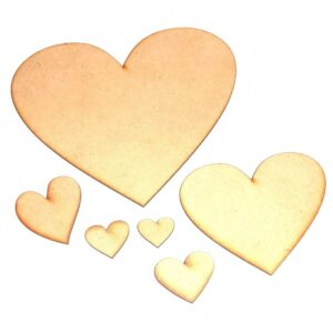 Forma simple 3 cm. MDF 3mm - Corazon