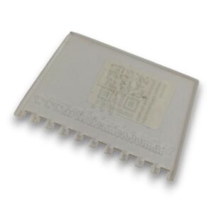 Espatula llana dentada acrilica cuadrados mini 3x3mm