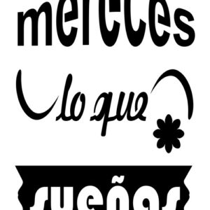 Vinilos serie F - Frases para frascos 6x9 cm. - Modelo Nº 1