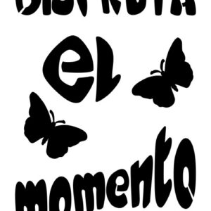 Vinilos serie F - Frases para frascos 6x9 cm. - Modelo Nº 4