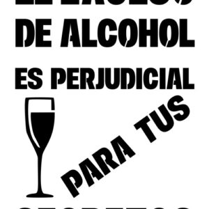 Vinilos serie F - Frases para frascos 6x9 cm. - Modelo Nº 18