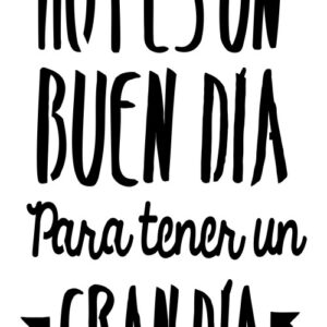 Vinilos serie F - Frases para frascos 6x9 cm. - Modelo Nº 22