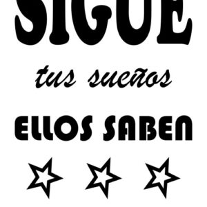 Vinilos serie F - Frases para frascos 6x9 cm. - Modelo Nº 28