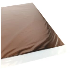 Foil efecto metalico 20x25cm. x10 hojas - Chocolate