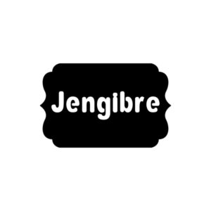 Vinilos serie E - Especias y varios 3,5x5 cm. - Jengibre