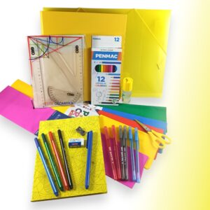 Kit vuelta a clases primaria libreria completo amarillo