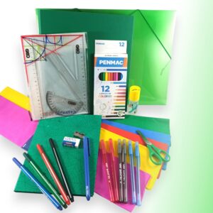 Kit vuelta a clases primaria libreria completo verde
