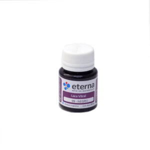 Laca vitral Eterna al solvente 37ml. - Negro