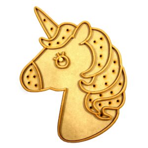 Lampara luz de noche para tiras de led altura. 30 cm. sin LED - Cabeza unicornio