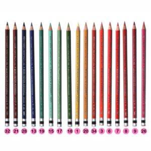 Lapiz de color Koh I Noor acuarelable 1800 - 1