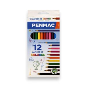Lapices de colores largos Penmac x12u