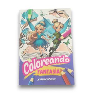 Cuaderno para colorear Plantec Coloreando 16 dibujos A4 - Fantasia