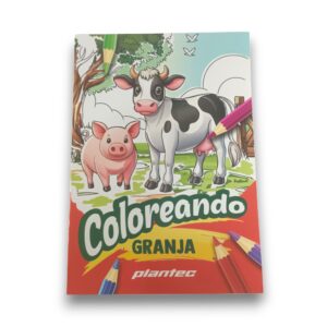 Cuaderno para colorear Plantec Coloreando 16 dibujos A4 - Granja