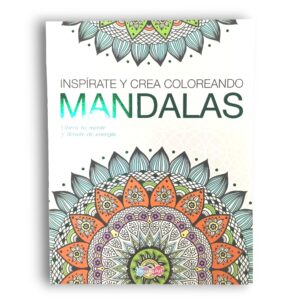 Libro mandalas colorear 96hs 21x27cm - Libera tu mente y llenate de energia