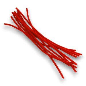 Limpia pipas x10 u. colores comunes 30cm. - Rojo