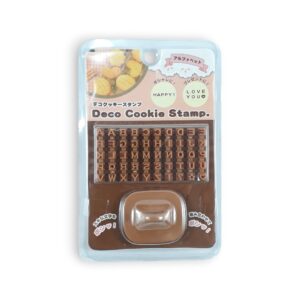 Marcador estampador abecedario para porcelana y galletitas