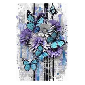 Kit pintura diamante 5d diamond painting 30x40cm 1u mod 10