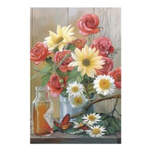 Kit pintura diamante 5d diamond painting 30x40cm 1u mod 13