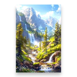 Kit pintura diamante 5d diamond painting 30x40cm 1u mod 2