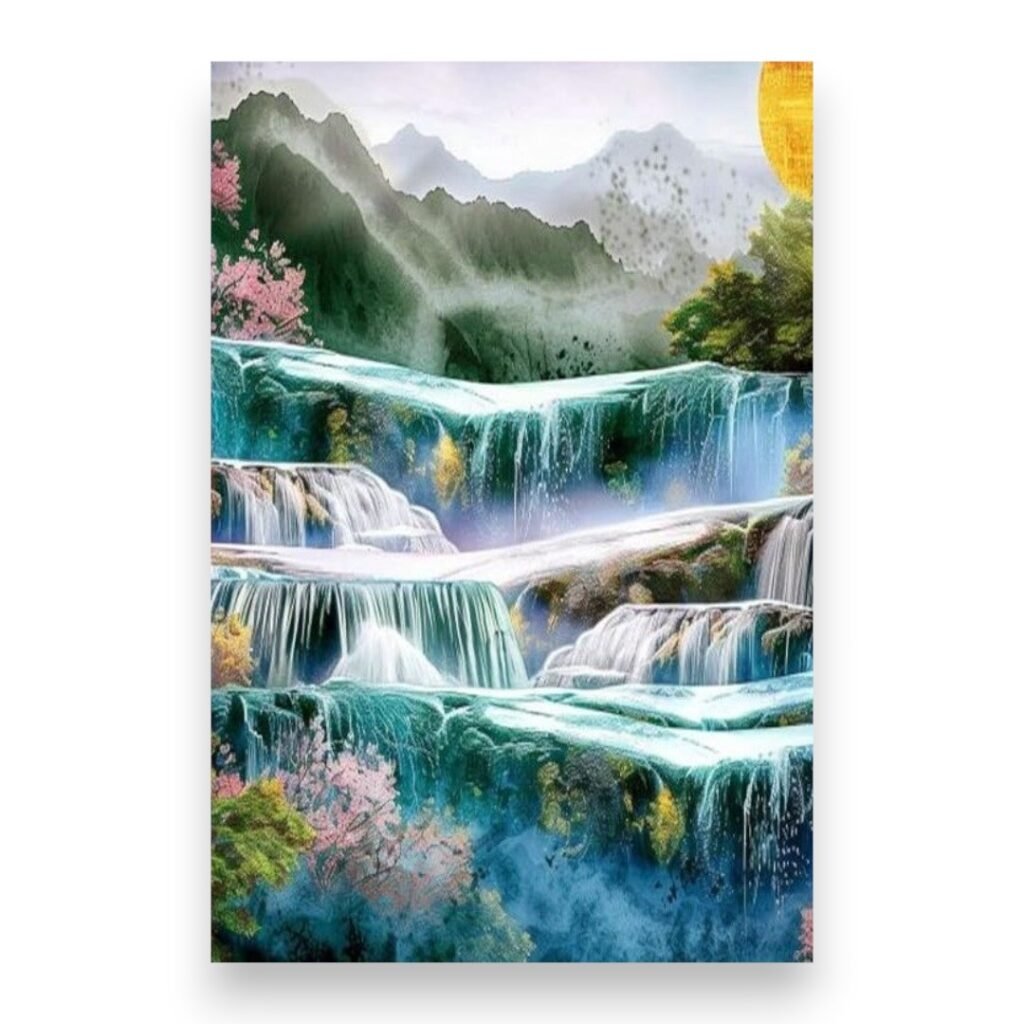 Kit pintura diamante 5d diamond painting 30x40cm 1u mod 3
