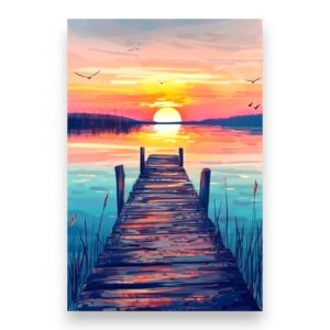 Kit pintura diamante 5d diamond painting 30x40cm 1u mod 6