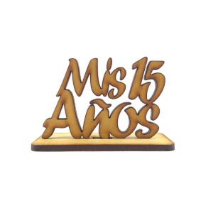 Figura con pie 8 cm. 15 años - N° 16 Mis 15 Años