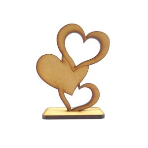 Figura con pie 8 cm. Romantico N° 19 Corazones