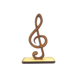 Figura con pie 8 cm. Varios N° 20 Clave de sol