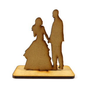 Figura con pie 8 cm. Romantico N° 27 Pareja 2