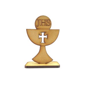 Figura con pie 8 cm. Comunion N° 6 Caliz