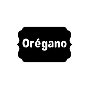 Vinilos serie E - Especias y varios 3,5x5 cm. - Oregano