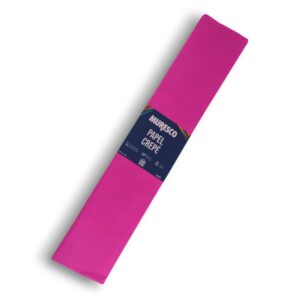 Papel crepe x1 hoja 200x50cm color tradicional - Fucsia