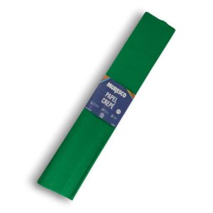 Papel crepe x10 hojas 200x50cm color tradicional - Verde
