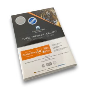 Papel para acuarela Schoeller Da Capo 300 gr. 21x30 A4 x20 hojas