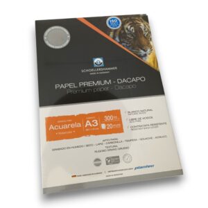 Papel para acuarela Schoeller Da Capo 300 gr. 30x42 A3 x20 hojas