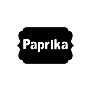 Vinilos serie E - Especias y varios 3,5x5 cm. - Paprika